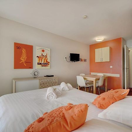 Immogroom - 2 Rooms Sea View - Swimming Pool - Terrace - Parking - Ac Cannes Eksteriør billede