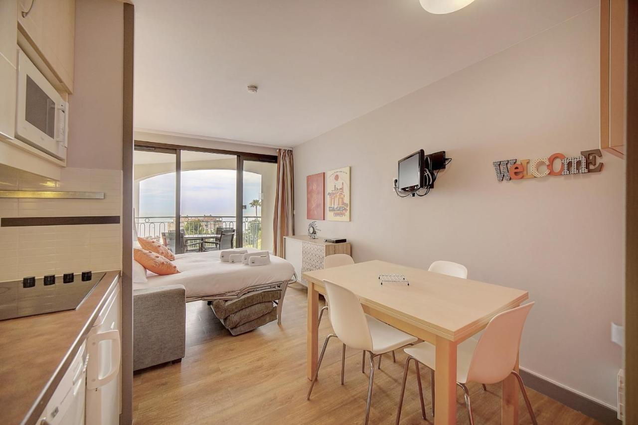 Immogroom - 2 Rooms Sea View - Swimming Pool - Terrace - Parking - Ac Cannes Eksteriør billede