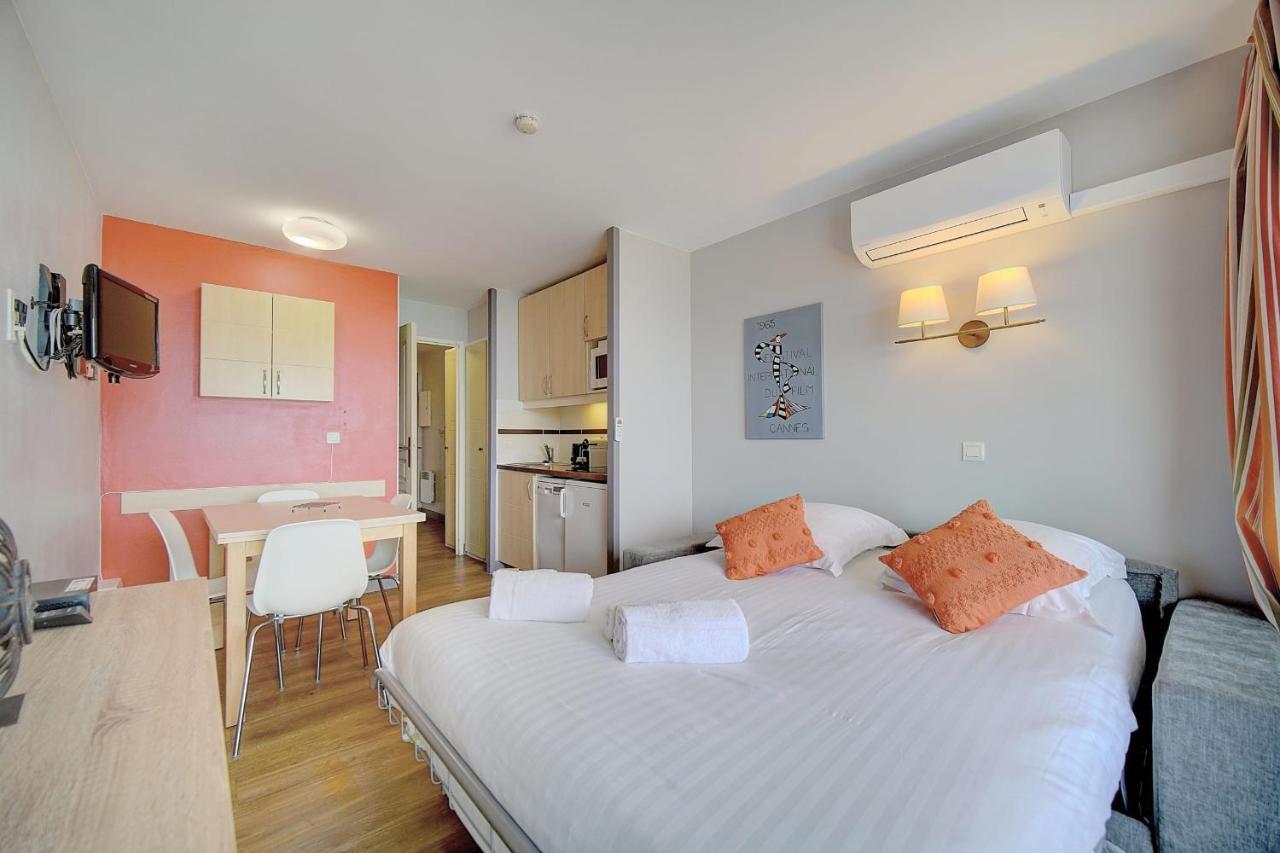 Immogroom - 2 Rooms Sea View - Swimming Pool - Terrace - Parking - Ac Cannes Eksteriør billede