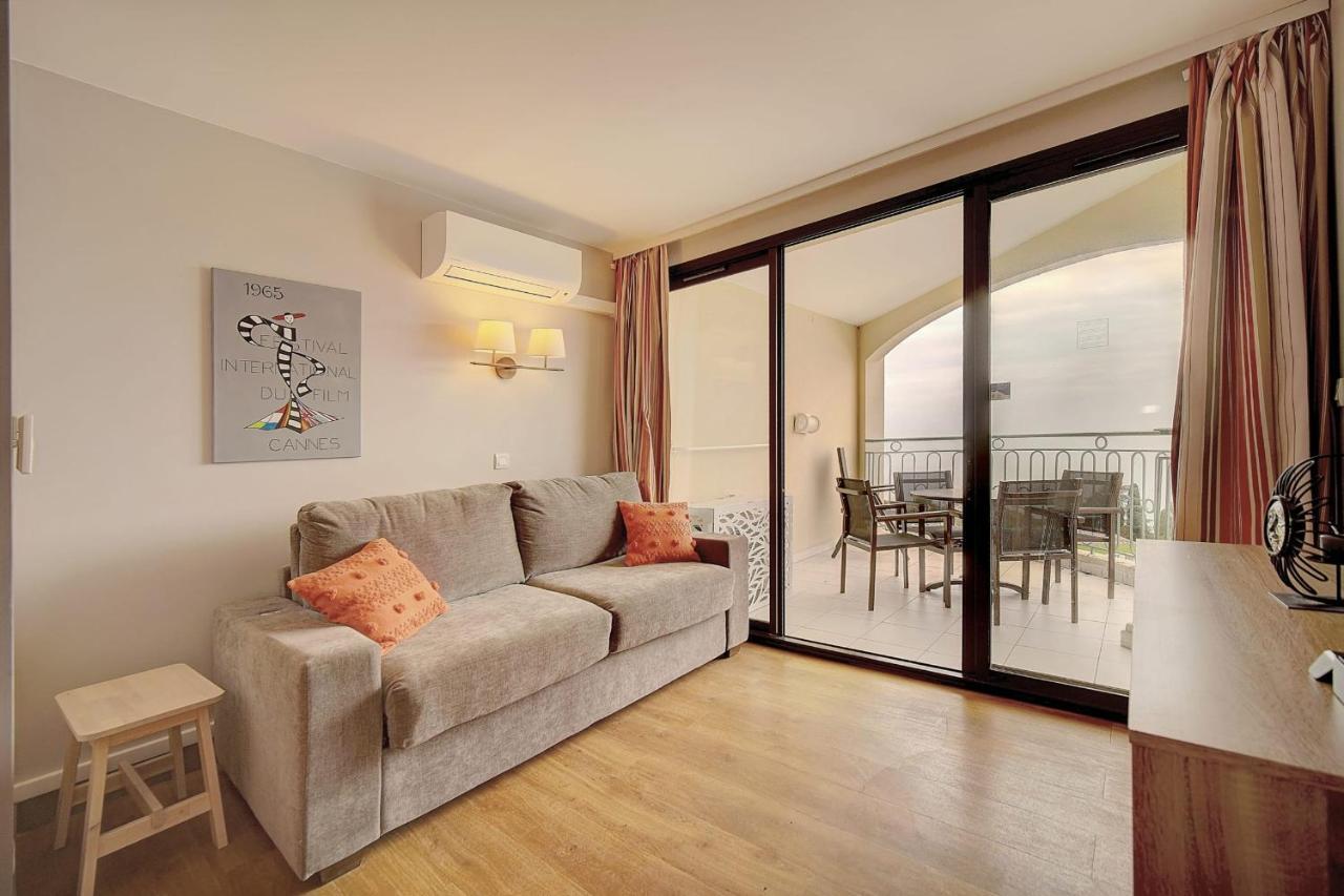 Immogroom - 2 Rooms Sea View - Swimming Pool - Terrace - Parking - Ac Cannes Eksteriør billede